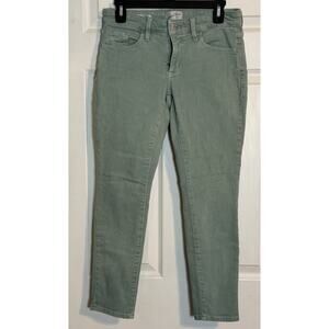 🩵🩵Universal Thread Women's Green Straight Leg Mid Rise Skinny, 2🩵🩵